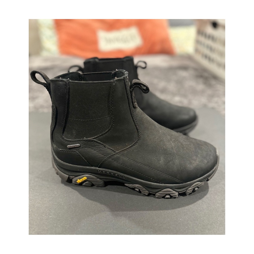 Merrell Moab Adventure 3 Chelsea Polar Waterproof Boots Size 10W Black EUC